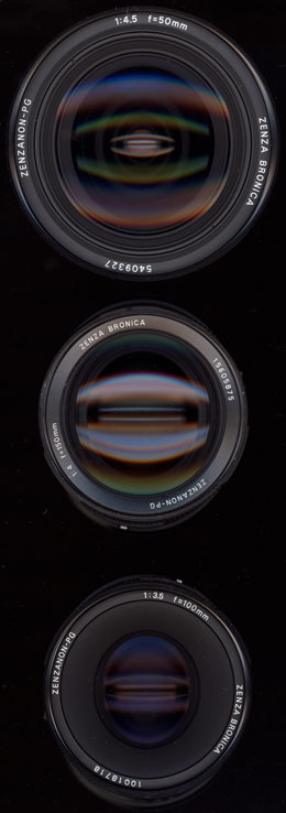 Bronica GS_1 lenses